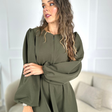 INDEFINÍVEL DRESS KAKI