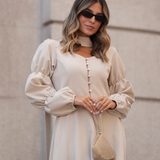 AMOR DRESS BEGE