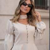 AMOR DRESS BEGE