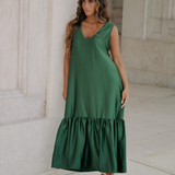 DREAMY DRESS RUBY GREEN
