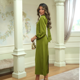 VESTIDO BIEN ME AMO - OLIVA