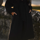 BE SWAN COAT BLACK