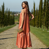ELEONORA DRESS PEACH