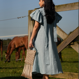HERMOSA DRESS SKY BLUE