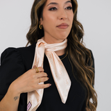 T-SHEART SCARF BEIGE