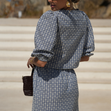 LUNA COAT DENIM EMBROIDERY