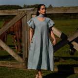 HERMOSA DRESS SKY BLUE