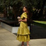 ALICE DRESS LIME LIMITED COLOR