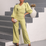 FÉNIX JUMPSUIT LIME LIMITED COLOR