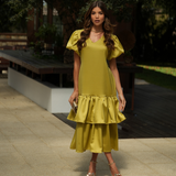 ALICE DRESS LIME LIMITED COLOR