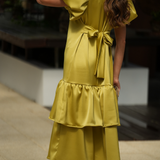 ALICE DRESS LIME LIMITED COLOR