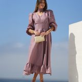 AMBAR DRESS ROSA MALVA