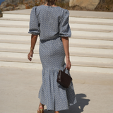 DANZA SKIRT DENIM EMBROIDERY