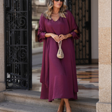 VALENTINE DRESS BORDEAUX