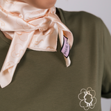 T-SHEART SCARF BEIGE