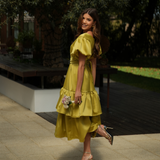 ALICE DRESS LIME LIMITED COLOR