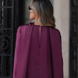 VALENTINE DRESS BORDEAUX