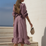 AMBAR DRESS ROSA MALVA