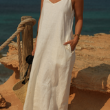 SUNSET DRESS WHITE