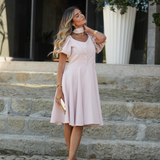 ANGEL DRESS ROSE NUDE