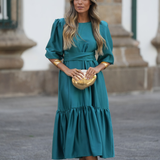 STAR DRESS EMERALD GREEN