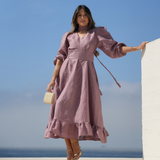 AMBAR DRESS ROSA MALVA
