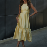 DREAMY DRESS BUTTER YELLOW