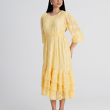 MARGARIDA DRESS BUTTER YELLOW