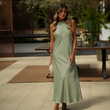 BEM ME AMO DRESS SAGE GREEN