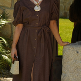BREEZE SHIRT & DRESS CHOCOLAT