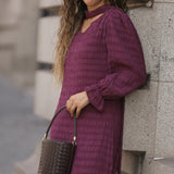 BE YOURSELF DRESS BORDEAUX