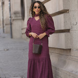 BE YOURSELF DRESS BORDEAUX