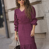 BE YOURSELF DRESS BORDEAUX