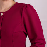 ELEVATE BLOUSE ROSE RED