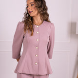 ELEVATE BLOUSE ROSE QUARTZ