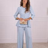 ELEVATE BLOUSE SKY BLUE