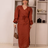 PURE SKIRT TERRACOTA