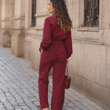 BE LUCKY PANTS BORDEAUX