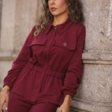 BE LUCKY COAT BORDEAUX