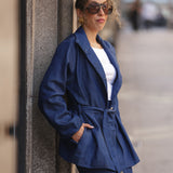 PERFECT DENIM COTTON COAT