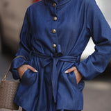 PERFECT DENIM COTTON COAT