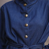 PERFECT DENIM COTTON COAT