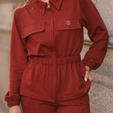 BE LUCKY COAT TIJOLO