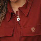 BE LUCKY COAT TIJOLO