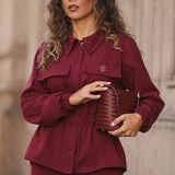 BE LUCKY COAT BORDEAUX