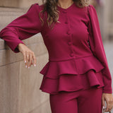 MUSE BLOUSE FÚCHSIA