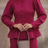 MUSE BLOUSE FÚCHSIA
