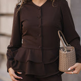 MUSE BLOUSE CHOCOLAT