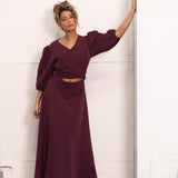 FÉNIX DRESS BORDEAUX