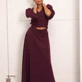 FÉNIX DRESS BORDEAUX